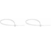 Sangle autobloquante | Serre câble plastique | Collier de serrage | Collier de serrage plastique | Sachet avec accroche de 25 colliers auto|bloquants 3.6 mm x 140 mm | Incolore | 709052 Debflex