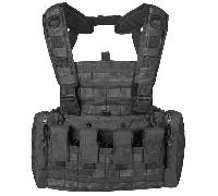 Sangle avec poches Tasmanian Tiger Chest Rig MKII Noir