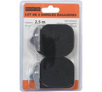 Sangle bagagère avec boucle 25mm 2,5m 300kg (lot de 2) DRAKKAR - 18380
