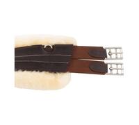 Sangle bavette d'équitation cuir Kavalkade Excellence Marron 145 cm