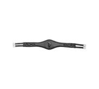 Sangle bavette d'équitation cuir souple sans élastique Kavalkade Confort Noir 115 cm