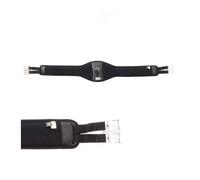 Sangle bavette d'équitation sans élastique Kavalkade Memory Schaum "Comfort" Noir 100 cm
