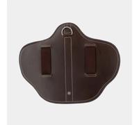 Sangle bavette équitation à Crampons pour cheval Canter Marron Poney