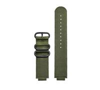 Sangle buccale convexe de 16 mm compatible avec Casio G-Shock GM110 GM2100 GA900 GA-800 GA110 GBA-800 Bracelet montre en toile nylon modifié for hommes(Army green black)