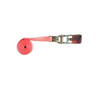 Sangle Cliquet Sangles D'arrimage À Cliquet, Polyester Rouge avec Tendeurs en Acier, Largeur 2,5 Cm(3 Meters)