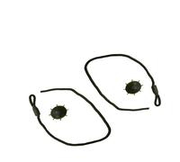 Sangle coffre Compatible Avec VW Pour Golf MK6 MK5 2006 2007 2008 2009 2010 2011 2012 2013 2x Chaîne D'étagère De Coffre De Voiture 1K6863447A9B9(2pc)