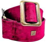 Sangle courroie Guitare/Basse GET'M GET'M - Crushed Velvet Collection - Burgundy