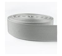 Sangle Couture 5 mètres 20-38 mm Nylon Sangle Ruban Garniture Matériel De Couture Ceinture Sécurité Sac À Dos Boucles Vêtements Accessoires(Silvergray,20mm)