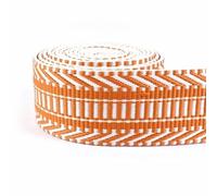Sangle Couture Bandes de Sangle Jacquard 5 mètres 38mm, for Sac, Ruban Ethnique, décor Bagages, Bande Biais Couture, Bricolage, Ceinture, Accessoires Chaussures(RD155-BrightOrange)