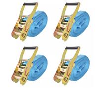 Sangle d’arrimage - VIDAXL - 4 pcs - 4 tonnes - 8 m x 50 mm - Bleu