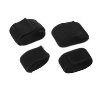 Sangle D’extension pour Poche de Glace Élastique 4 Pièces Noir | Nylon et Spandex, Antidérapante, Convient aux Poches Chaudes et Froides, Usage Personnel ou Collectif