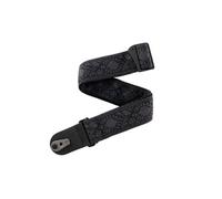 Sangle D'Addario And Co Pad Lock Woven Guitar Strap Monterey Black Tubular