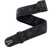 Pad Lock Woven Guitar Strap, Monterey Black Tubular