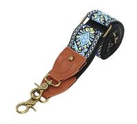 Sangle D'appareil Photo Brodée Vintage Rouge, Ceinture de Cou D'épaule D'appareil Photo en Polyester épaissi tissé, équipement de Photographie en Plein Air, Excellent pour