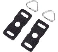 Sangle d'appareil photo Connecteur de boucles Cuir Coque de protection Pad + Lug Ring Camera Strap Triangle Anneau fendu Crochet pour