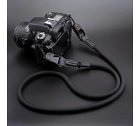 Sangle d'appareil photo réglable à dégagement rapide, corde d'escalade en Polyamide Durable pour appareils photo DSLR sans miroir pour Nikon Canon Sony Fuji Noir