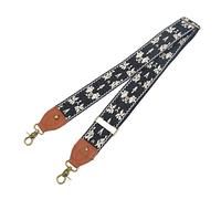 Sangle D'Appareil Photo Vintage Brodée, Réduire la Pression du Cou de L'épaule Tissée Vintage Sangle D'Appareil Photo pour Appareil Photo Reflex Numérique (Bleu foncé)