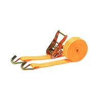 Sangle d'arrimage 3,8 cm x 1 m - Sangle d'arrimage à cliquet - Sangle d'arrimage réglable - Sangle de fixation - Tendeur de bagages - Sangle de serrage en polyester pour le transport