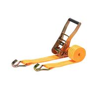 Sangle d'arrimage 5 cm x 3 m - Sangle d'arrimage à cliquet - Sangle d'arrimage réglable - Sangle de fixation - Tendeur de bagages - Sangle de serrage en polyester pour le transport