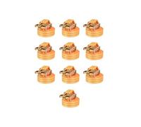 Sangle d’arrimage à cliquet 10 pcs 1 tonne 6 m x 38 mm Orange Orange G