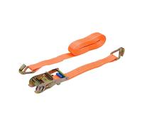 Sangle d'arrimage à cliquet 2 tonnes - 10m x 35mm - crochets fermés