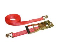 Kerbl 37173 Sangle d'arrimage à cliquet à levier long Ergo, en deux parties avec crochet - 8 m/50 mm