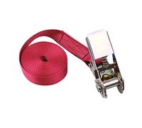 Sangle d'arrimage à cliquet - De 1 à 10 m - Avec boucle en métal - 6 couleurs - Sangle à cliquet très résistante - 801 kg - Rouge/jaune/bleu/vert militaire/noir/gris