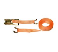 Kerbl 37143 Sangle d'arrimage en 2 Parties avec Crochet Orange 50 mm x 8 m Charge Max. 4000 kg