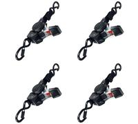 Sangle d'arrimage automatique avec clip souple rétractable pour protection de cargaison de moto, camion, construction robuste