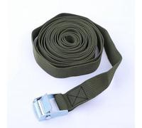 Sangle d'arrimage de 2 m avec boucle à came - Sangle en polyester robuste - Sangle de sécurité à dégagement rapide pour bagages, moto, remorque et véhicule (vert)