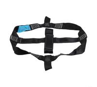 Sangle d'arrimage de moto pour transport de roue arrière - Haute résistance | Sangle en polyester avec structure ondulée pour moto, vélo électrique et monocycle, bande de fixation antidérapante noire
