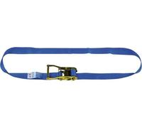 Sangle d'arrimage DIN EN 12195-2 L.8m l.50mm avec cliquet LC U 5000 daN