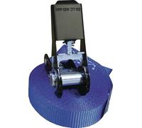 Sangle d'arrimage DIN EN 12195-2 longueur 8 m largeur 25 mm avec cliquet LC U 800 daN