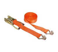 Kerbl Sangle d'arrimage 4000 kg en deux parties, nylon avec crochet et tendeur à cliquet