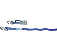 Sangle d'arrimage pour voitures DIN EN 12195-2 L.2,6m l.35mm avec poignée + émerillon LC U 3000 daN 11-26351535-002600-001