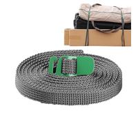 Sangle d'arrimage robuste de 8,2 pieds - Boucle réglable - Sécurité de charge fiable pour porte-bagages de toit de moto kayak, équipement de transport en plein air, équipement de voyage