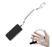 Sangle d'attache pour téléphone, cordon de randonnée rétractable, lanière de voyage antichute, bobine élastique, clip de poignée antichoc pour Festival de transit, bord de mer, marché de sprint,