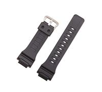 Sangle de 18 mm Montres AQ-S800 / AQ-S810W SGW-400H / 300H / 500H W-735H AE-1000W / 1200/1300 Les accessoires de bande de montre en caoutchouc s'adaptent pour la sangle de montre Casio (couleur: