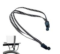 Sangle de Bagage de Moto - Sangle élastique à Double Crochet - Corde de Fixation réglable - Sangle de Porte-Bagages de vélo résistante - Sangle de Serrage Flexible - Tendeur de Bagages Robuste et