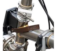 Sangle de bagage en cuir à dégagement rapide pour Brompton (marron)