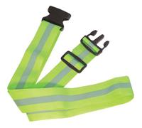 Sangle de bagage haute visibilité en jaune et gris