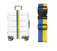 Sangle de bagage réglable avec boucle - Drapeau de l'Ukraine