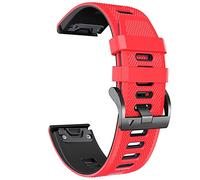 Sangle de bande de surveillance en silicone de 22 mm 26 mm pour Fenix 5x plus 6x Pro 3 3hr Enduro Tactix Delta Release rapide bande de bracelet