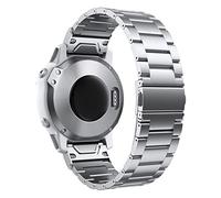 Sangle de bande de surveillance pour Fenix 7s 6s Pro Regardez la bandoulière de bracelet en acier inoxydable à libération rapide de 20 mm