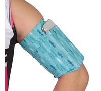 Sangle de bras pour téléphone portable, course à pied, sport, bras élastique à ajustement étroit, bras d'escalade en plein air, poignet de grande capacité (D, 18 cm)