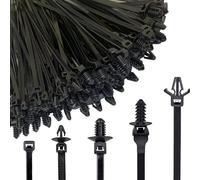 Sangle De Câble Autobloquante, Attaches De Retenue Pour Faisceau De Câbles,Attaches À Fermeture Éclair Pour Câbles D'installation Automobile, 160 Pièces - Attaches De Câble À Clipser Pour Le Regroupem