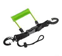 Sangle de caméra de plongée de qualité marine avec noyau en acier inoxydable 304 et revêtement de protection en TPU pour une durée de vie prolongée (vert)