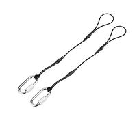 Sangle de Caméra en Corde Sangles de Caméra en Métal Noir Nylon Universalle Sangle de sécurité Corde d'attache avec Crochet pour Appareils Photo sans Miroir