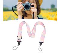 Sangle de caméra fluorescente rose graffitée de 1,2 m pour Polaroid Mini 12 11 8 9
