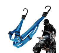 Sangle de casque de moto, corde de casque de moto, sangle élastique épaisse, pour casque de motoneige, accessoire d'aventure, serre-câble élastique avec 2 crochets